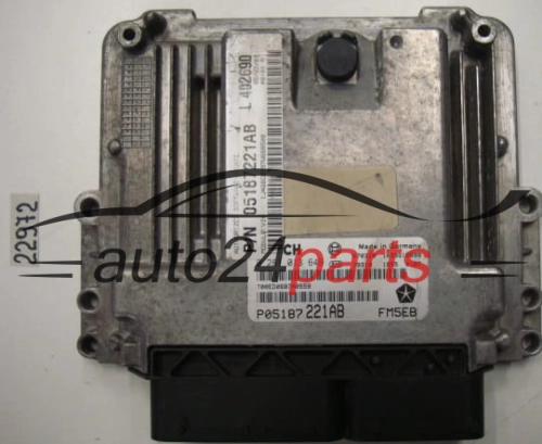 KOMPUTER STEROWNIK SILNIKA JEEP CHEROKEE 2.8 CRDI BOSCH 0281013649, 0 281 013 649, P05187221AB FM5EB