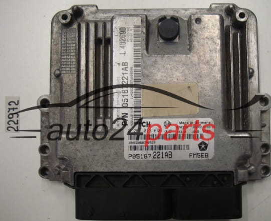KOMPUTER STEROWNIK SILNIKA JEEP CHEROKEE 2.8 CRDI BOSCH 0281013649, 0 281 013 649, P05187221AB FM5EB