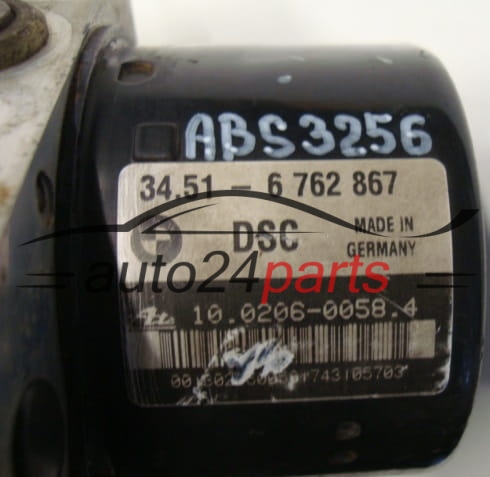 ABS POMPA I STEROWNIK BMW Z4 E46 3451-6762867, 34516762867, ATE 10.0206-0058.4, 10020600584, 6 762 868, 6762868, 10.0960-0816.3, 10096008163