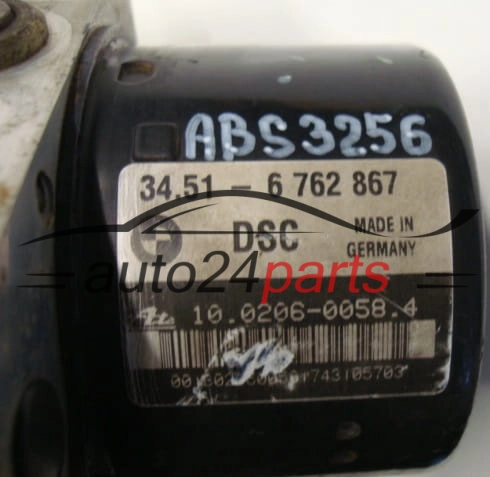 ABS POMPA I STEROWNIK BMW Z4 E46 3451-6762867, 34516762867, ATE 10.0206-0058.4, 10020600584, 6 762 868, 6762868, 10.0960-0816.3, 10096008163