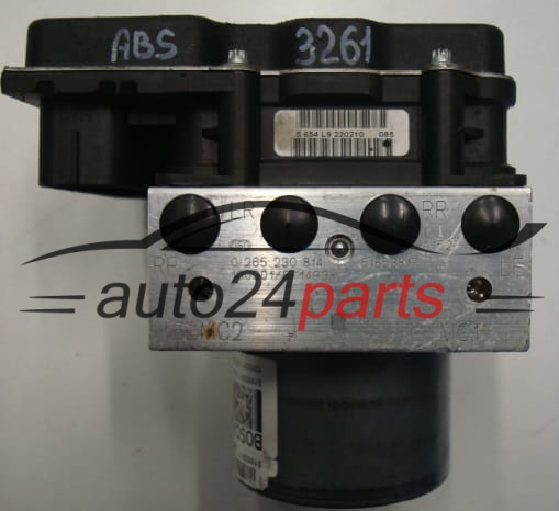 ABS POMPA I STEROWNIK FIAT 500 BOSCH 0 265 230 814, 0265230814, 51853817, 0265951550