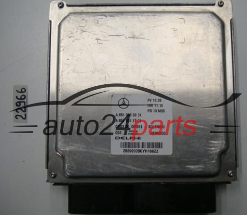 MOTORSTEUERGERÄT ECU STEUERGERAT MERCEDES BENZ A6519003001, 28392035, CRD3.60 SOLENOID
