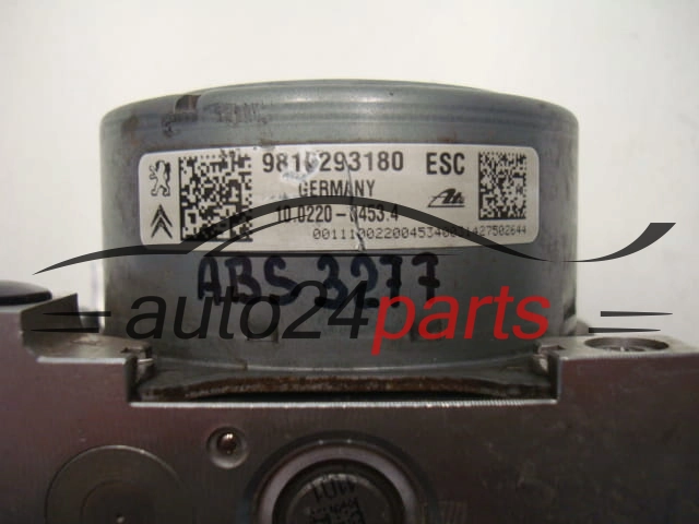 ABS POMPA I STEROWNIK CITROEN PEUGEOT 9810293180, 10.0220-0453.4, 10022004534, 10.0914-3960.3, 10091439603