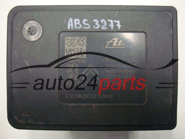 ABS POMPA I STEROWNIK CITROEN PEUGEOT 9810293180, 10.0220-0453.4, 10022004534, 10.0914-3960.3, 10091439603