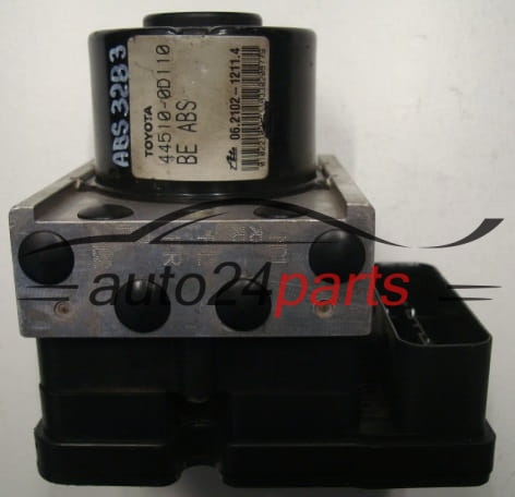 ABS POMPA I STEROWNIK TOYOTA YARIS 44510-0D110, 445100D110, ATE 06.2102-1211.4, 06210212114, 06.2109-5622.3K, 06210956223K, 28.5700-8703.3, 28570087033