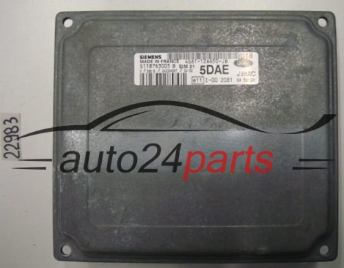 MOTORSTEUERGERÄT ECU STEUERGERAT FORD FIESTA SIM 21 4S61-12A650-JB, 4S6112A650JB, S118763005B