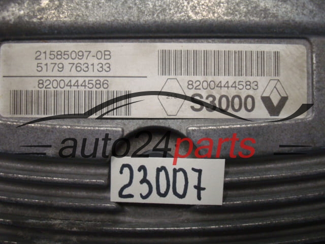 KOMPUTER STEROWNIK SILNIKA RENAULT LAGUNA 2.0 8200444583 8200444586 SAGEM S3000 21585097-0B, 215850970B
