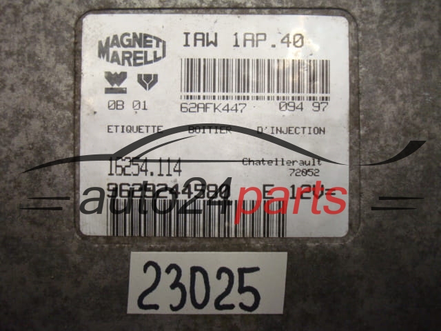 KOMPUTER STEROWNIK SILNIKA CITROEN XANTIA PEUGEOT 406 2.1 MAGNETI MARELLI IAW 1AP.40, IAW1AP40, 9629244580