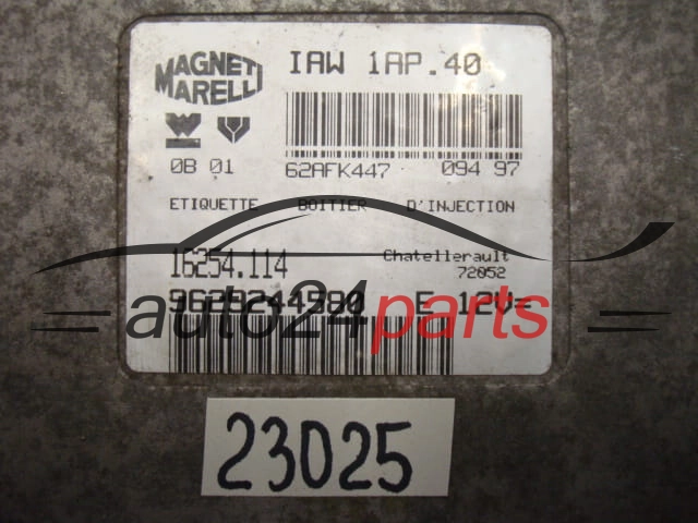 KOMPUTER STEROWNIK SILNIKA CITROEN XANTIA PEUGEOT 406 2.1 MAGNETI MARELLI IAW 1AP.40, IAW1AP40, 9629244580
