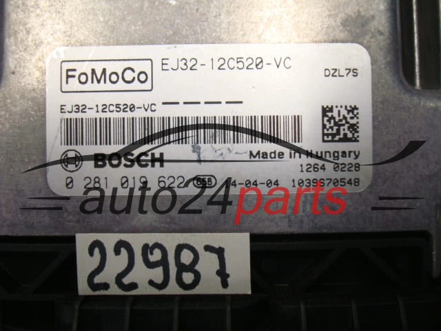 CENTRALITA DE MOTOR RANGE ROVER BOSCH 0 281 019 622, 0281019622, EJ32-J2C520-VC, EJ32J2C520VC