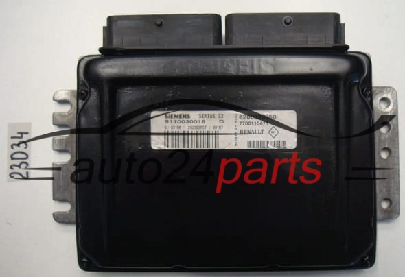 KOMPUTER STEROWNIK SILNIKA RENAULT MEGANE SIEMENS S110030018 D, S110030018D, 8200020950, 7700110471