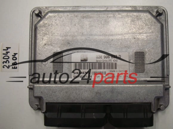 Sterownik silnika VW VOLKSWAGEN SEAT 03E906033D 5WP4012104 - 23044