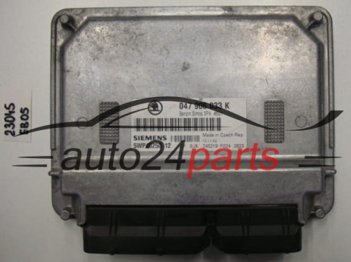 KOMPUTER STEROWNIK SILNIKA AUDI VW SEAT SKODA 5WP4025012, 5WP40250 12, 047 906 033 K, 047906033K