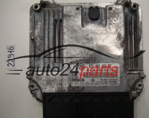 MOTORSTEUERGERÄT ECU STEUERGERAT VW VOLKSWAGEN PASSAT BOSCH 0 261 S02 383, 0261S02383, 03C 906 056 EE, 03C906056EE, MED9.5.10