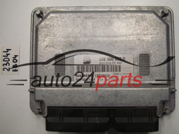 MOTORSTEUERGERÄT ECU STEUERGERAT VW VOLKSWAGEN SEAT 03E 906 033 D, 03E906033D, 5WP40121 04, 5WP4012104