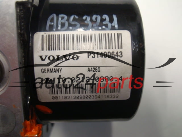 POMPE HYDRAULIQUE ET CALCULATEUR d'ABS VOLVO P31400643, 10.0212-0980.4, 10021209804, 10.0961-0415.3, 10096104153