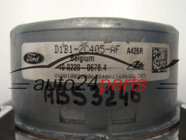 ABS PUMPE BLOCK HYDRAULIKPUMPE STEUERGERÄT FORD FIESTA D1B1-2C405-AF, D1B12C405AF, 10.0220-0678.4, 10022006784, D1B112C013BD, 10.0915-0109.3, 10091501093