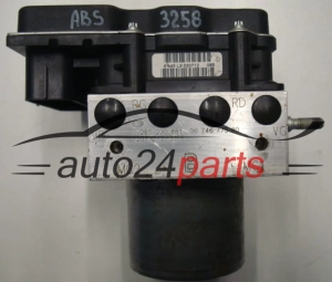 ABS PUMPE BLOCK HYDRAULIKPUMPE STEUERGERÄT PEUGEOT BOSCH 0 265 230 881, 0265230881, 9674677580, 0265951433
