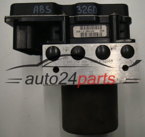 BOMBA HIDRAULICA Y CENTRALITA ABS BMW X5 BOSCH 0 265 234 095, 0265234095, 34516762059, 0265950351