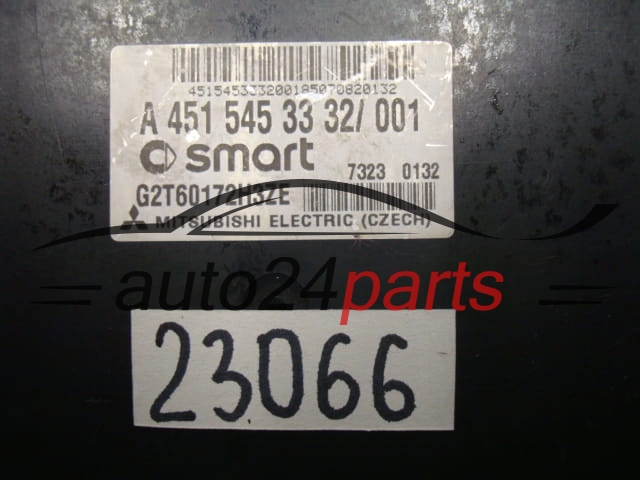 STEROWNIK SKRZYNI AUTOMATYCZNEJ SMART Mitsubishi G2T60172H3ZE, A 451 545 33 32/001, A4515453332001, A4515453332