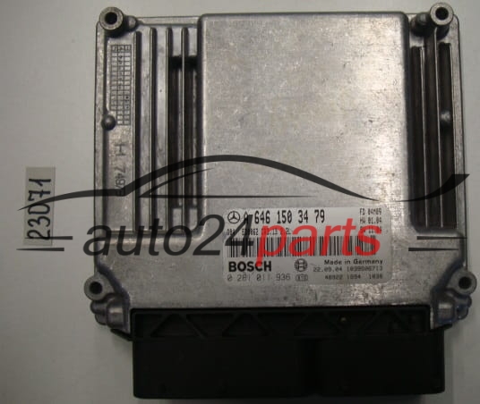 KOMPUTER STEROWNIK SILNIKA MERCEDES W203 220 2.2 CDI A6461503479, 6461503479, A 646 150 34 79 BOSCH 0281011936, 0 281 011 936, CR3.13