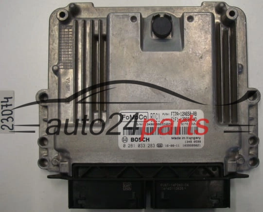 KOMPUTER STEROWNIK SILNIKA FORD TRANSIT COURIER BOSCH 0 281 033 283, 0281033283, FT7A-12A650-RB, FT7A12A650RB