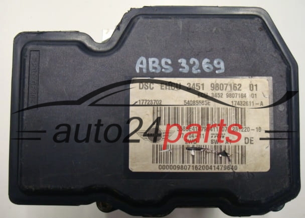 POMPE HYDRAULIQUE ET CALCULATEUR d'ABS MINI COOPER 61109205, 3451980716201