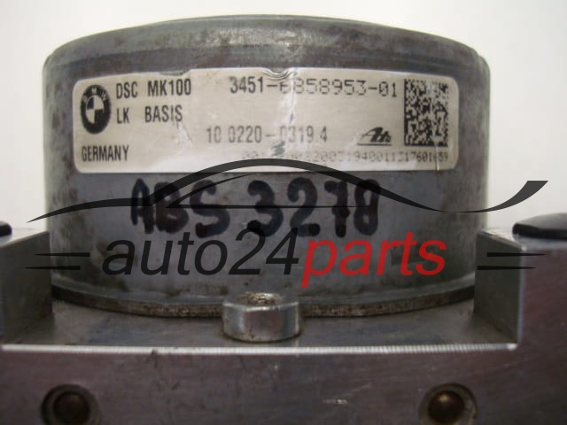 BOMBA HIDRAULICA Y CENTRALITA ABS BMW 3451-6858953-01, 3451685895301, 10.0220-0319.4, 10022003194, 6861376