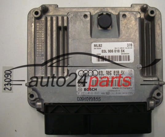 KOMPUTER STEROWNIK SILNIKA AUDI A4 BOSCH 0 281 019 895, 0281019895, 03L 906 018 SK, 03L906018SK, EDC17C46