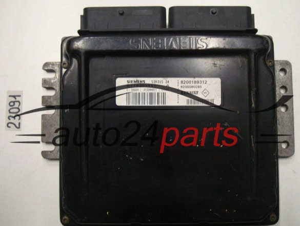 KOMPUTER STEROWNIK SILNIKA RENAULT CLIO 1.4 SIEMENS S118301111 A, S118301111A, 8200189312, 8200080285