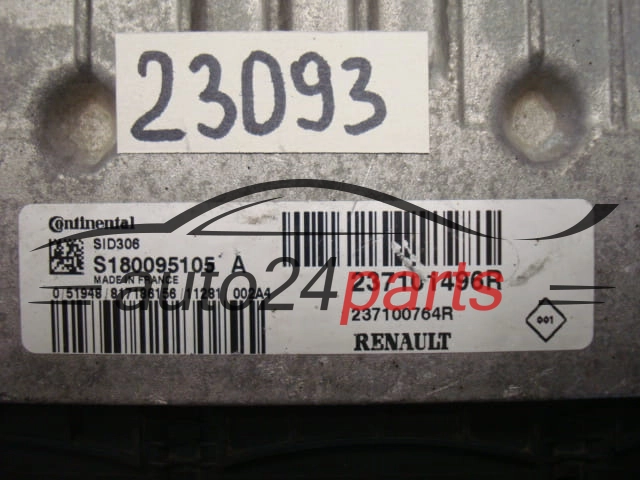 KOMPUTER STEROWNIK SILNIKA DACIA DUSTER SID306 S180095105 A, S180095105A, 237101496R