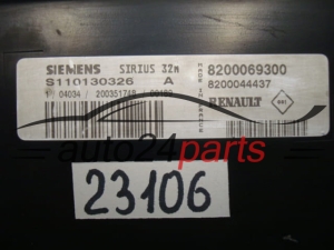 KOMPUTER STEROWNIK SILNIKA RENAULT KANGOO S110130326 A, S110130326A, 8200069300