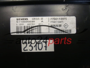 KOMPUTER STEROWNIK SILNIKA RENAULT MEGANE SCENIC 1.6 SIEMENS SIRIUS 32 S110030030 A, S110030030A, 7700114970, 7700110471