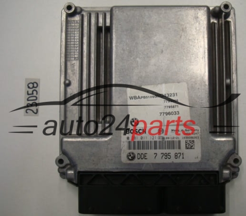 CALCULATEUR MOTEUR SILNIKA BMW BOSCH 0281011121 DDE7795871 7795871