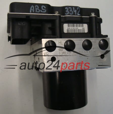 ABS POMPA VW VOLKSWAGEN SEAT SKODA BOSCH 0 265 234 397, 0265234397, 6Q0 614 517 AE, 6Q0614517AE, 0 265 950 518, 0265950518