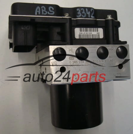 ABS POMPA VW VOLKSWAGEN SEAT SKODA BOSCH 0 265 234 397, 0265234397, 6Q0 614 517 AE, 6Q0614517AE, 0 265 950 518, 0265950518