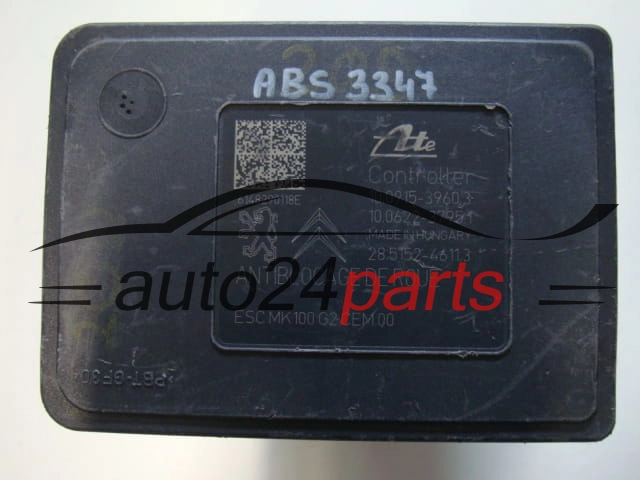 ABS POMPA I STEROWNIK CITROEN PEUGEOT 9810293180, 10.0220-0453.4, 10022004534, 10.0914-3960.3, 10091439603