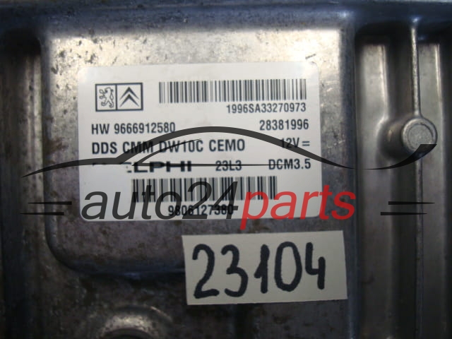 CENTRALITA DE MOTOR CITROEN PEUGEOT DCM3.5, 28381996, 9806127380, 9666912580
