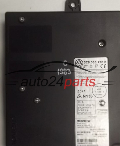 CENTRALKA MODUL STEROWNIK BLUETOOTH VW VOLKSWAGEN TOURAN 3C8 035 730 B, 3C8035730B