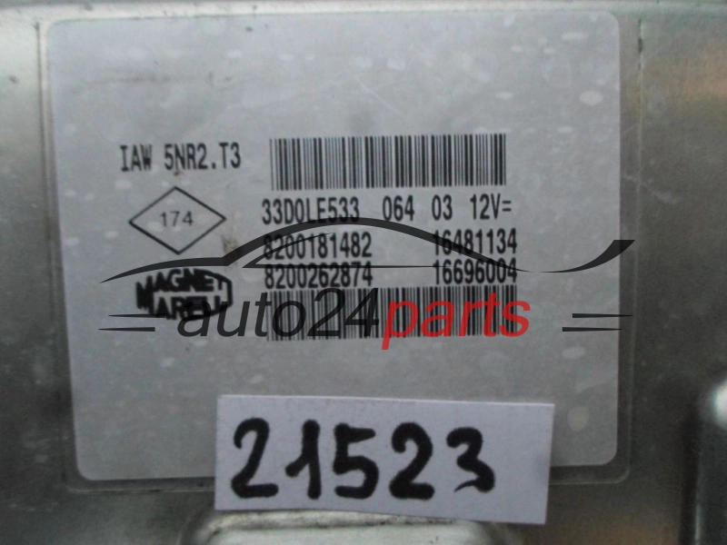 KOMPUTER STEROWNIK SILNIKA RENAULT IAW 5NR2.T3, IAW5NR2T3, 8200181482, 8200262874 