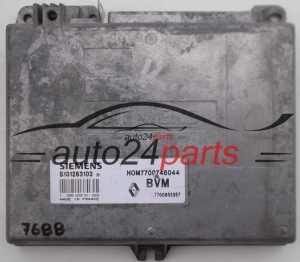 MOTORSTEUERGERÄT ECU STEUERGERAT RENAULT 21 1.7, S101263102D, HOM7700746044, HOM 7700746044, 7700852357, BVM