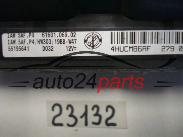 KOMPUTER STEROWNIK SILNIKA FIAT PUNTO IAW 5AF.P4, IAW5AFP4, 55195641