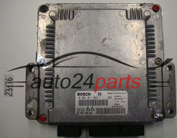 KOMPUTER STEROWNIK SILNIKA PEUGEOT 206 2.0 HDI BOSCH 0281011083 9648394480 EDC15C2 66