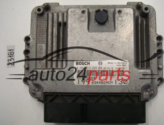 MOTORSTEUERGERÄT ECU STEUERGERÄT FIAT PUNTO GRANDE BOSCH 0 281 012 899, 0281012899, 51795844