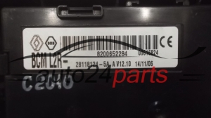 CENTRALKA MODUL STEROWNIK BCM RENAULT 8200652284, 28118124-5A, 281181245A