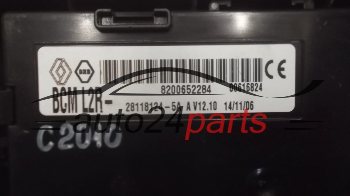 KOMFORTSTEUERGERÄT BCM RENAULT 8200652284, 28118124-5A, 281181245A