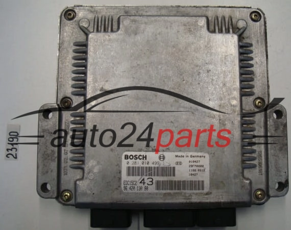 KOMPUTER STEROWNIK SILNIKA CITROEN XSARA 2.0 HDI BOSCH 0 281 010 499, 0281010499, 96 420 130 80, 9642013080, 28FM0000, EDC15C2 43