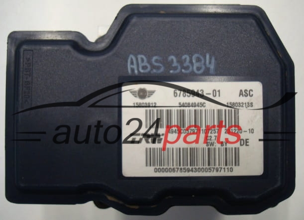 POMPE HYDRAULIQUE ET CALCULATEUR d'ABS MINI COOPER 67233056, 6785943-01, 678594301, 15803912