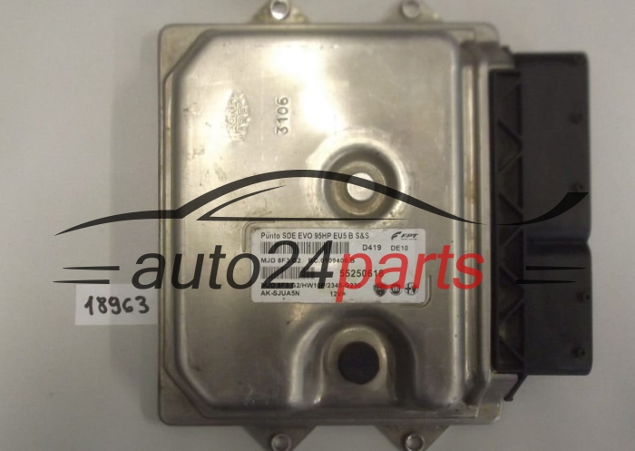 KOMPUTER STEROWNIK SILNIKA FIAT PUNTO 1.3 JTDM 55250618, MJD 8F3.G2, MJD8F3G2