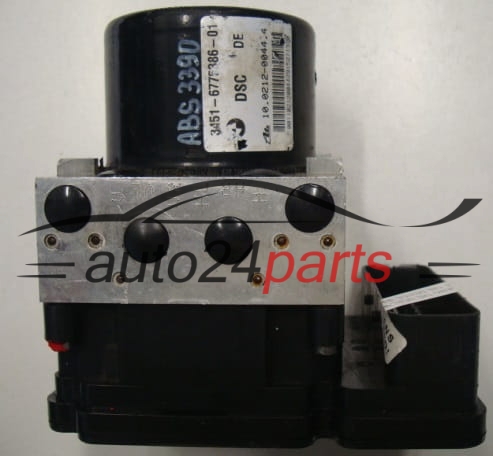 ABS PUMPE BLOCK HYDRAULIKPUMPE STEUERGERÄT BMW 3451-6775386-01, 34516775386-01, 10021200444, 34526778485-01